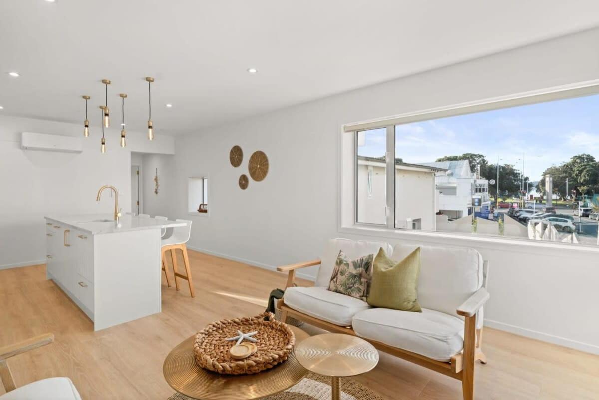 Luxury Apart, Seaviews & Balcony, Full Kitchen & Heat Pump Apartment Auckland Exterior foto