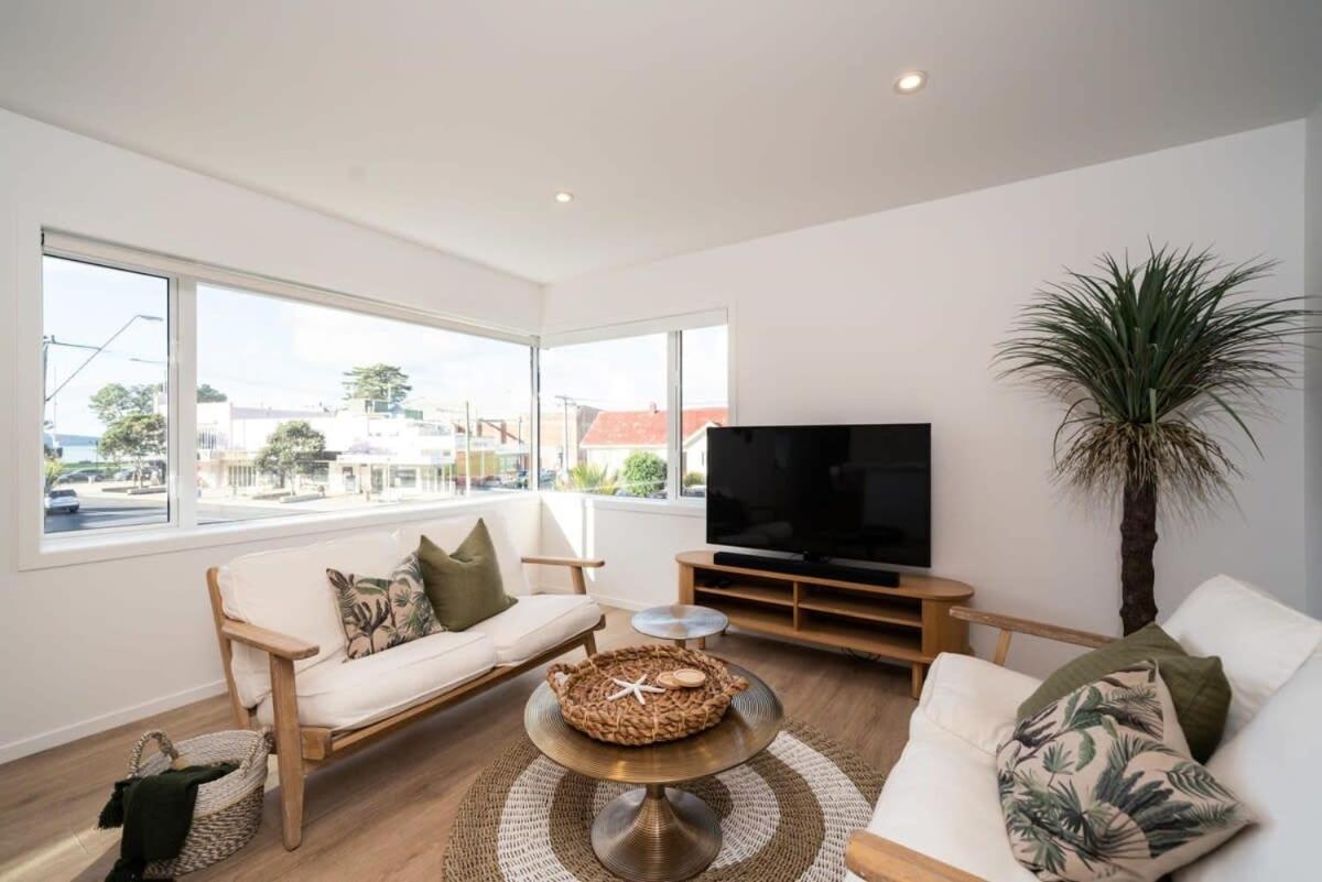 Luxury Apart, Seaviews & Balcony, Full Kitchen & Heat Pump Apartment Auckland Exterior foto